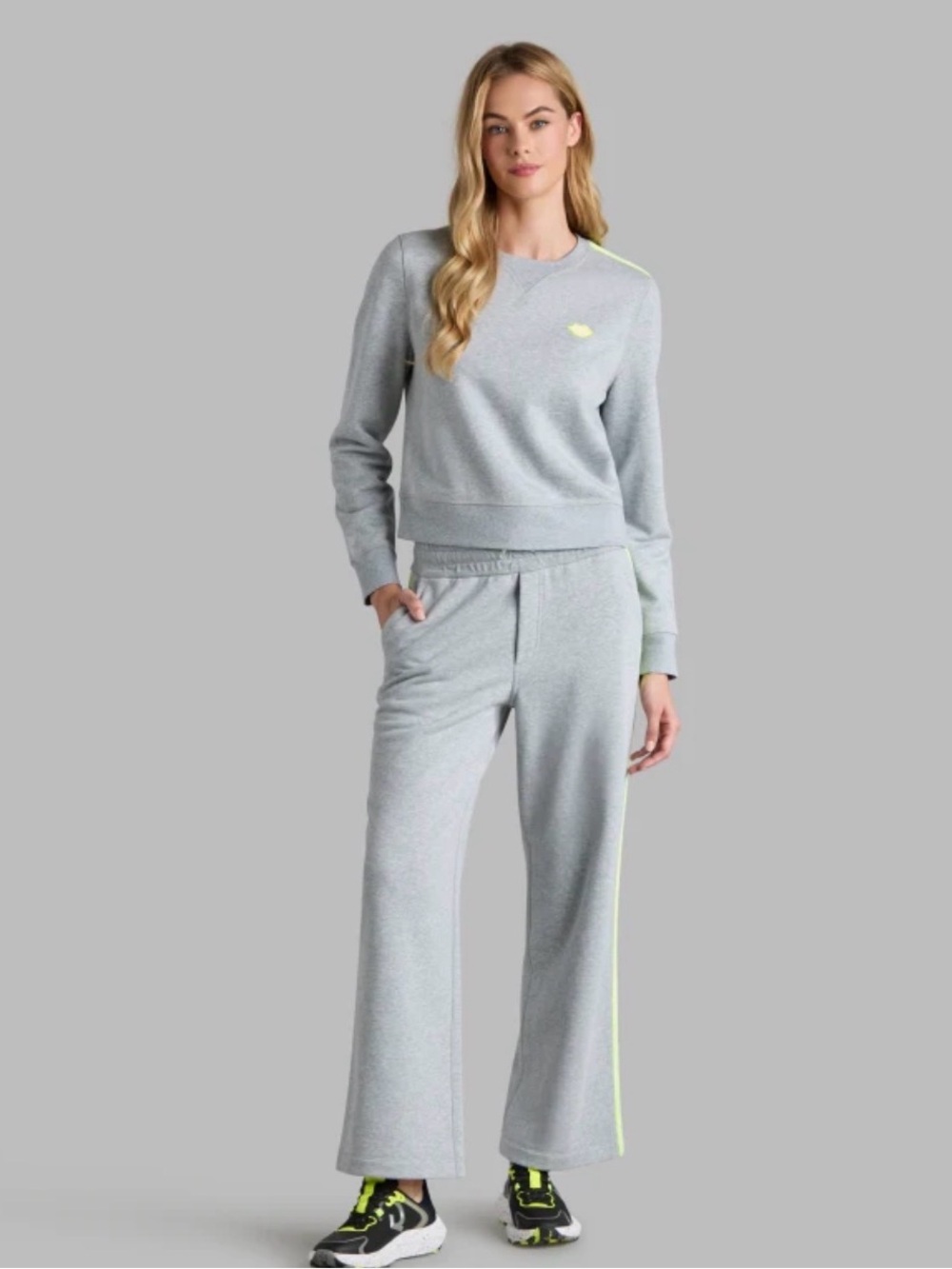 G/FORE Brushed Back French Terry Lounge sweater and pants set